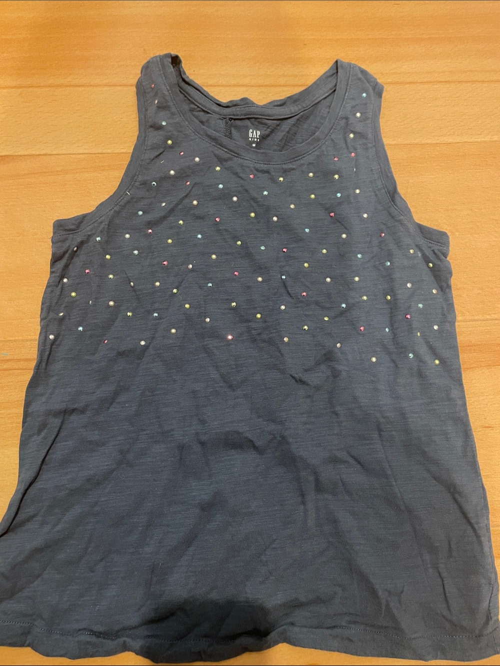 GAP Navy Tank Top with Small Multicolor Studs